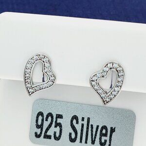 925 Sterling Silver CZ Stud Earrings for Women/Girl, US925P1234